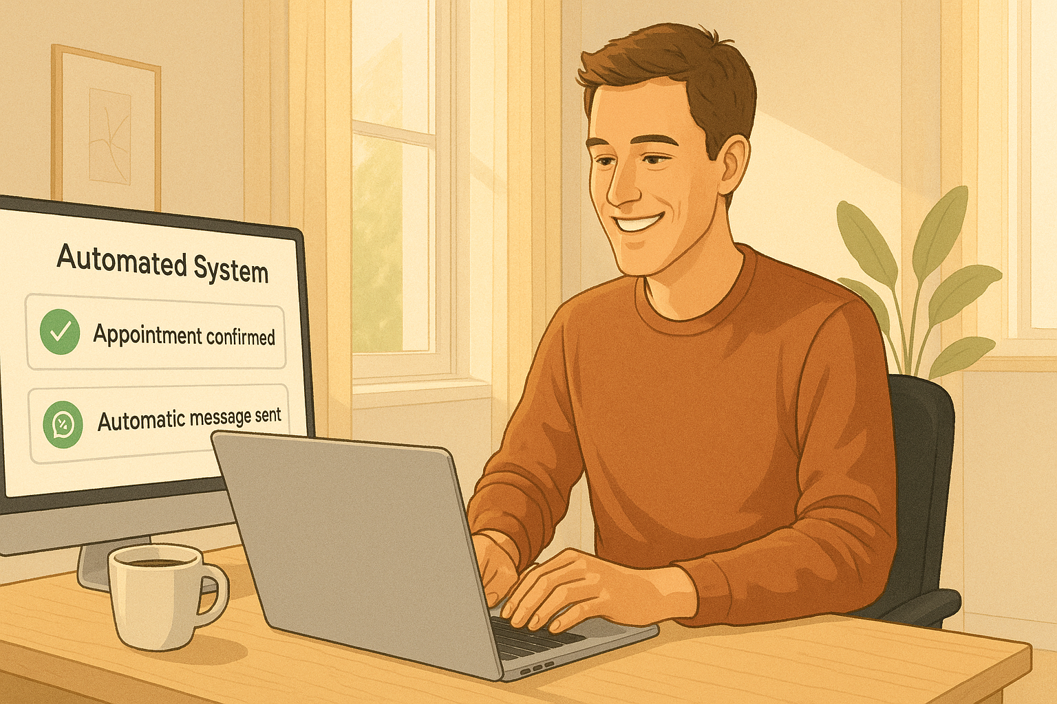 Trabalhando de casa com automação