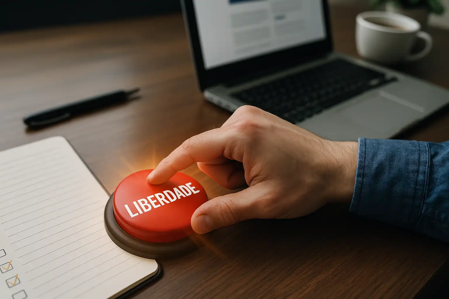 Imagem representando liberdade e autonomia para criar páginas