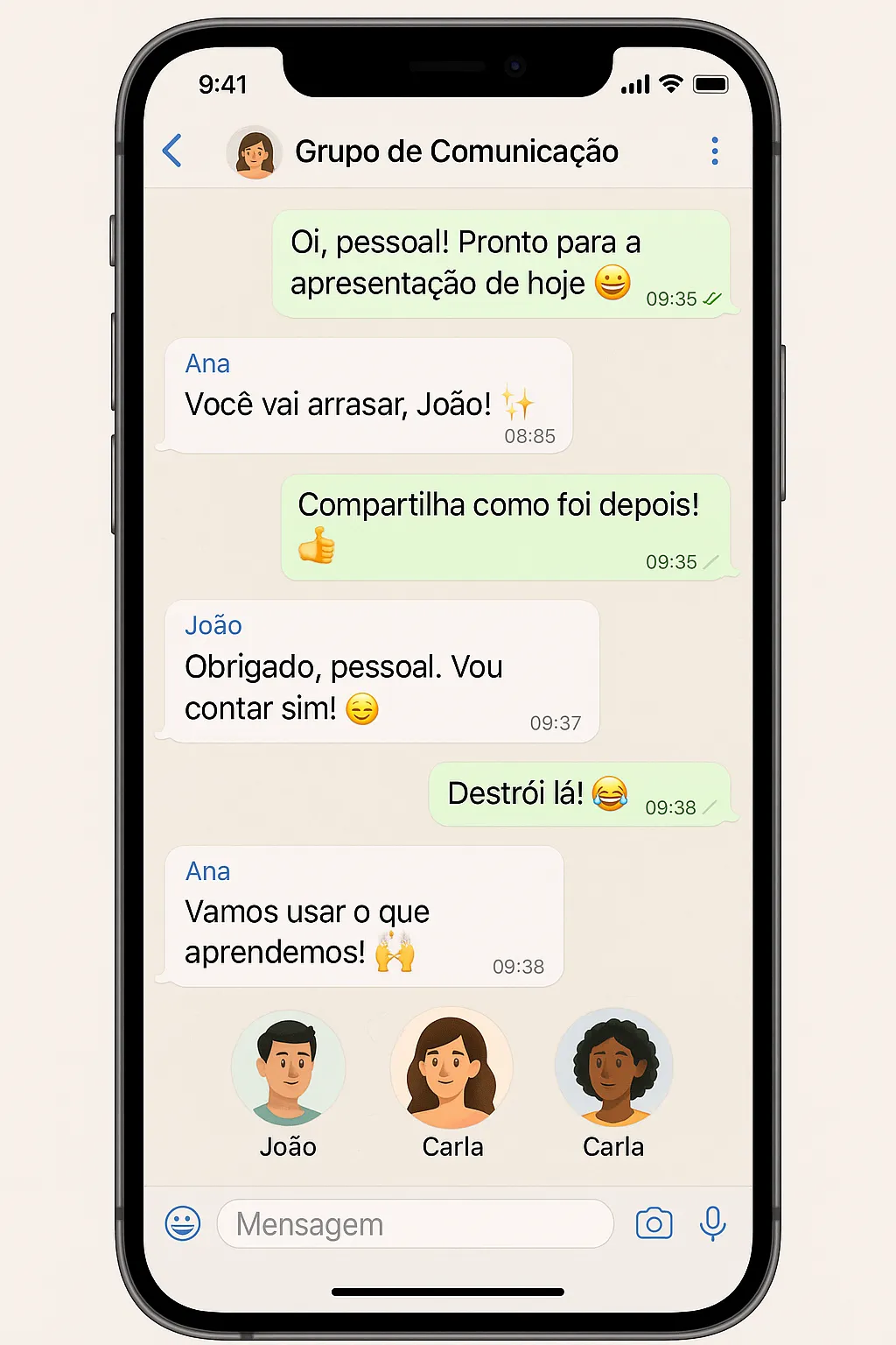 Grupo exclusivo no WhatsApp ou Telegram